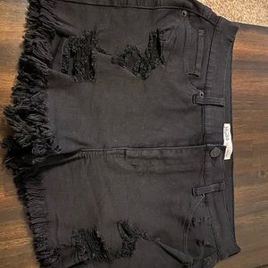 Mudd High waisted black shorts